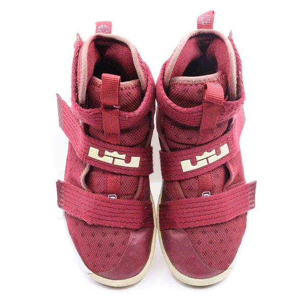 NIKE LEBRON SOLDIER BOYS 1Y CHILDRENS Maroon SHOES SNEAKERS 845122 - 668 - Picture 2 of 12